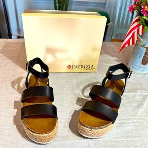 NIB Patrizia Larissa vegan leather sandals